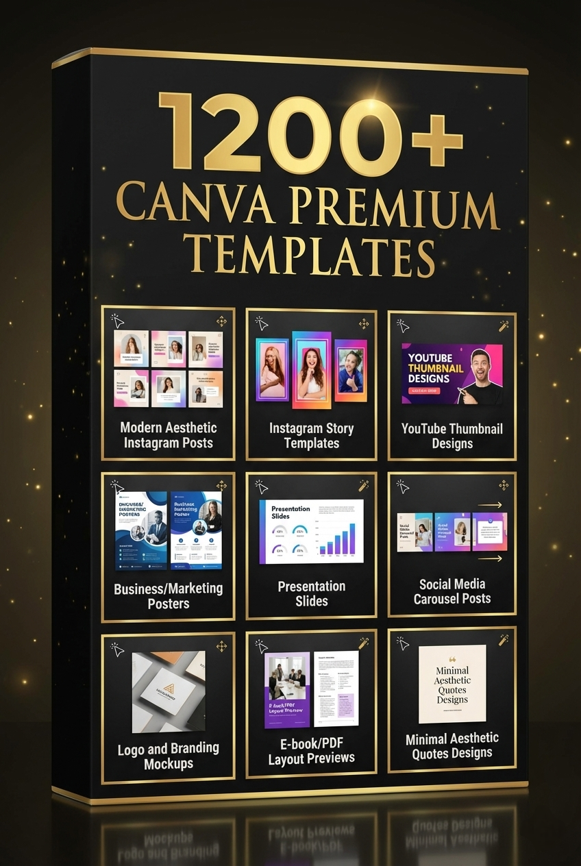 🎨 Canva Premium Templates Pack