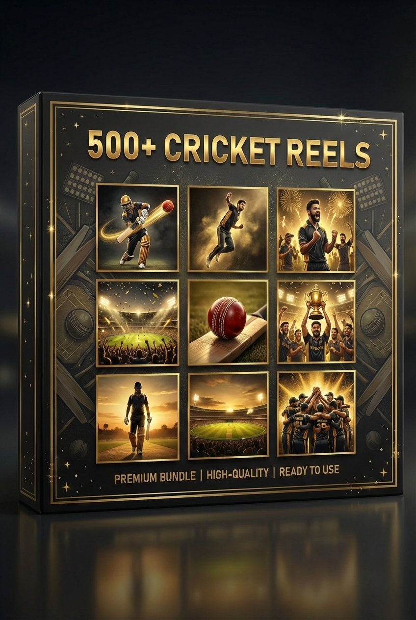 🏏 Cricket Reels Bundle Pack